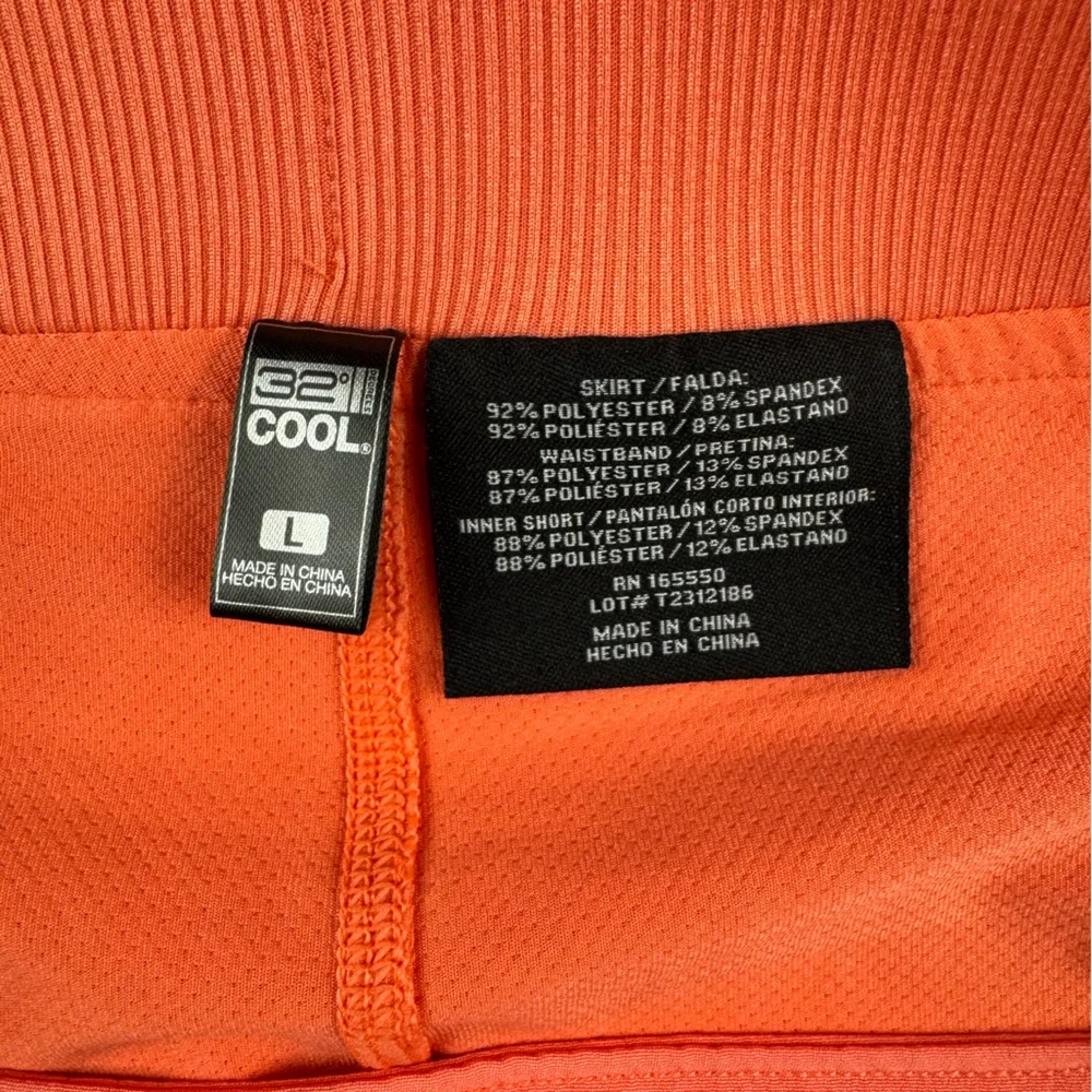 32 degrees Coral Skort with Pockets new with tags size large